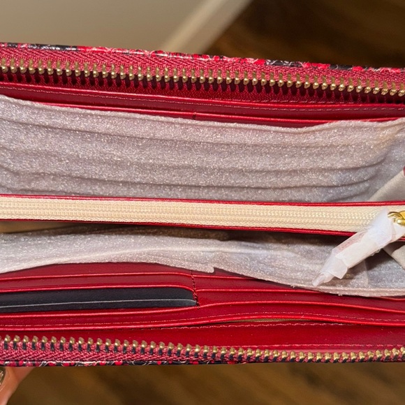 Brahmin Iona Tote Bag and Wallet Set in Cherry Lacquer - Picture 5 of 6